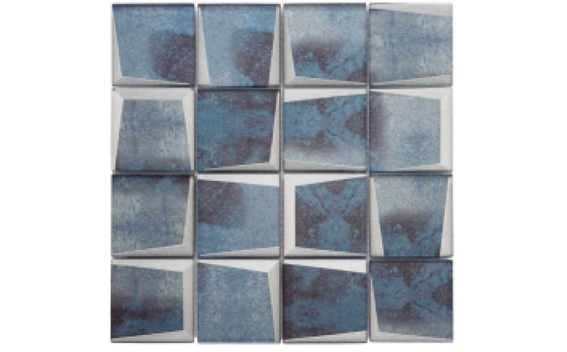 Carrelage mosaïque format carré EFFET OXYDE 29,8